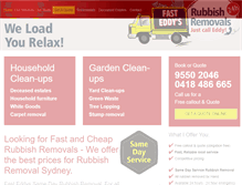 Tablet Screenshot of fasteddys.com.au
